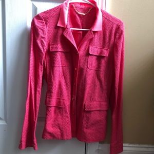 Pink Elie Tahari blazer/jacket